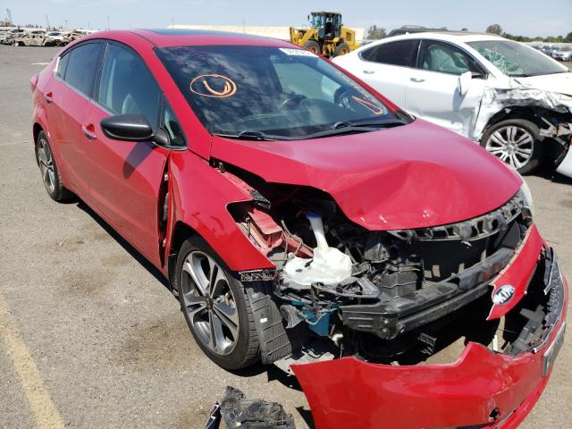 KIA FORTE EX 2014 with VIN KNAFZ4A8XE5235279 - Photo from auction
