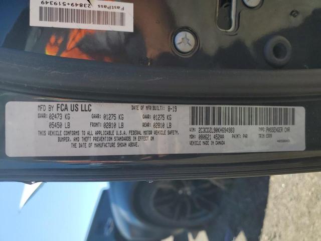 Photo 10 from auction – 2019 DODGE CHALLENGER with VIN 2C3CDZL90KH694983