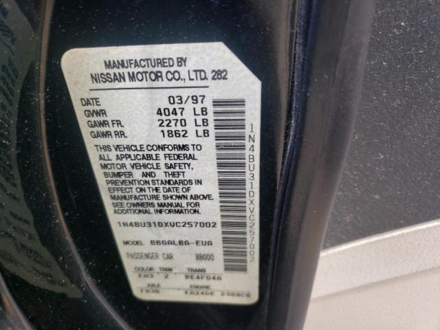 Photo 10 from auction – 1997 NISSAN ALTIMA XE with VIN 1N4BU31DXVC257002