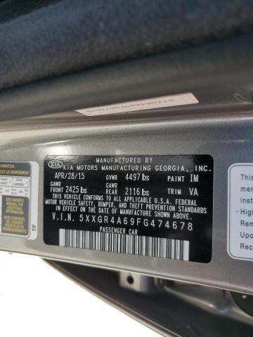 Photo 10 from auction – 2015 KIA OPTIMA SX with VIN 5XXGR4A69FG474678