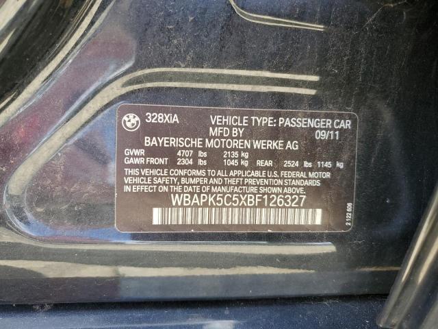 Photo 10 from auction – 2011 BMW 328 XI SUL with VIN WBAPK5C5XBF126327