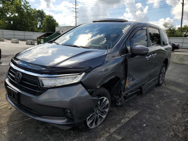 Photo 2 from auction – 2022 HONDA ODYSSEY EX with VIN 5FNRL6H75NB033006