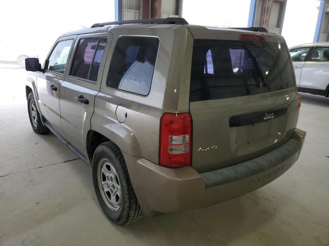 Photo 3 from auction – 2008 JEEP PATRIOT SP with VIN 1J8FF28W48D716782