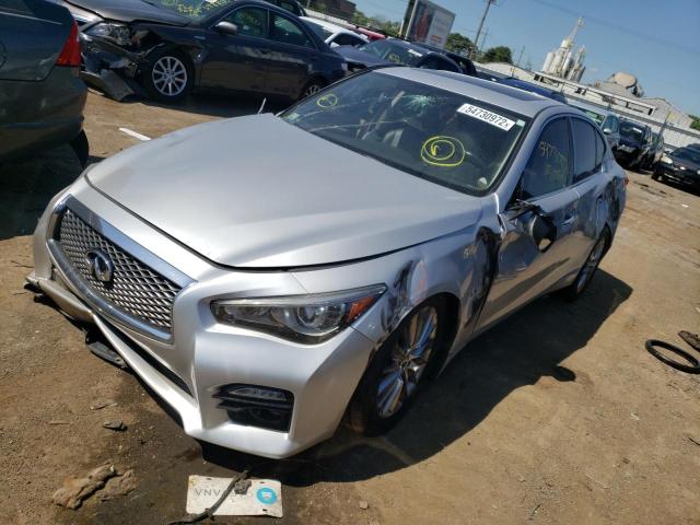 Photo 2 from auction – 2014 INFINITI Q50 BASE with VIN JN1BV7AR7EM693068