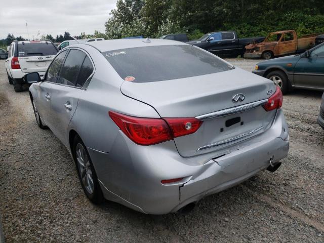 Photo 3 from auction – 2014 INFINITI Q50 BASE with VIN JN1BV7AP9EM676271