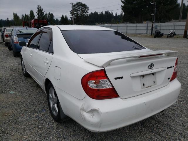 Photo 3 from auction – 2003 TOYOTA CAMRY LE with VIN JTDBF30KX30148476
