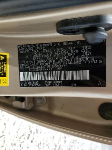 Photo 10 from auction – 2011 TOYOTA HIGHLANDER with VIN 5TDZK3EH9BS044581