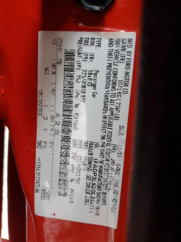 Foto 10 de la subasta – 2016 FORD FOCUS ST con VIN 1FADP3L92GL233773