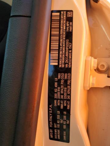 Photo 10 from auction – 2017 JEEP RENEGADE L with VIN ZACCJBBB2HPG22013