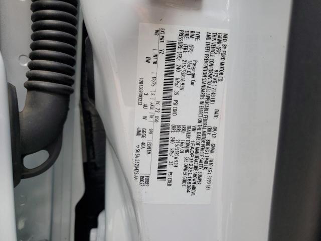 Photo 10 from auction – 2014 FORD FOCUS SE with VIN 1FADP3F22EL186384
