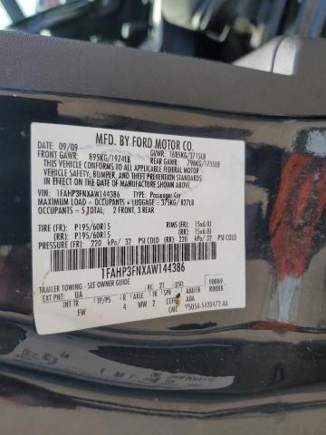 Photo 10 from auction – 2010 FORD FOCUS SE with VIN 1FAHP3FNXAW144386