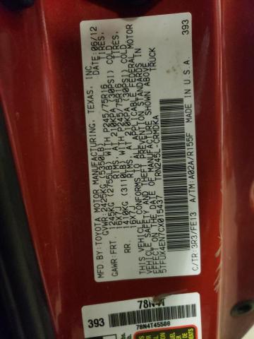Photo 10 from auction – 2012 TOYOTA TACOMA ACC with VIN 5TFUX4EN7CX015437