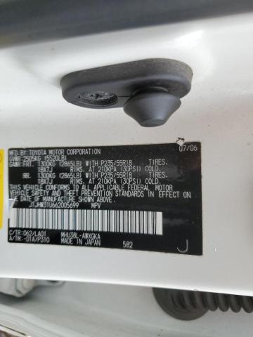 Photo 10 from auction – 2006 LEXUS RX 400 with VIN JTJHW31U662005699