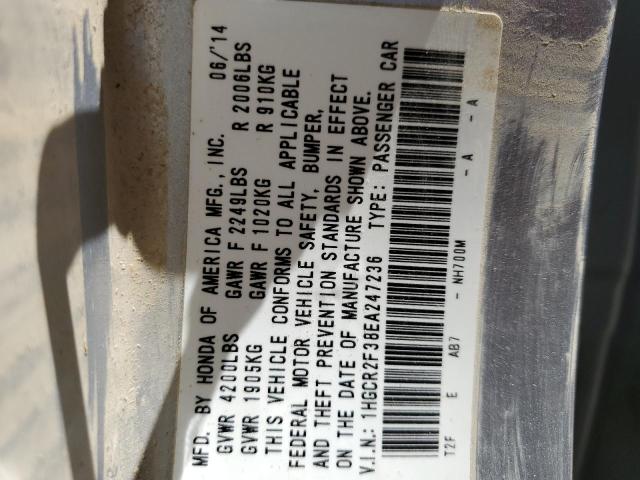 Photo 10 from auction – 2014 HONDA ACCORD LX with VIN 1HGCR2F38EA247236