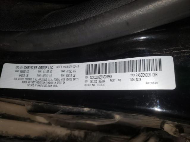 Photo 10 from auction – 2015 CHRYSLER 200 S with VIN 1C3CCCBB5FN629869