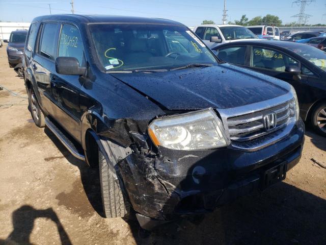 HONDA PILOT EXLN 2012 with VIN 5FNYF4H79CB025947 - Photo from auction