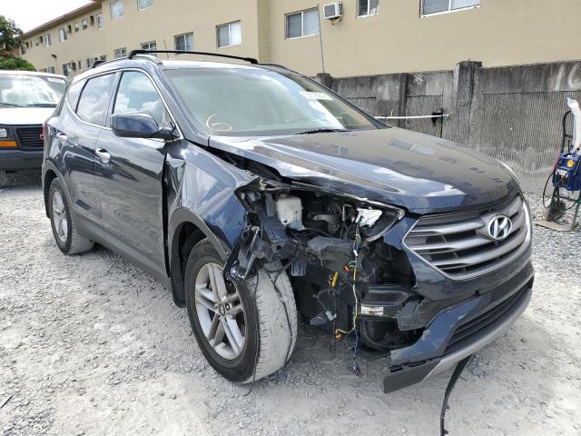 HYUNDAI SANTA FE S 2017 with VIN 5NMZU3LB4HH031693 - Photo from auction