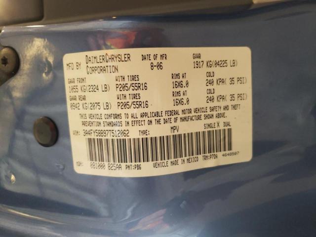Photo 10 from auction – 2007 CHRYSLER PT CRUISER with VIN 3A4FY58B97T512062