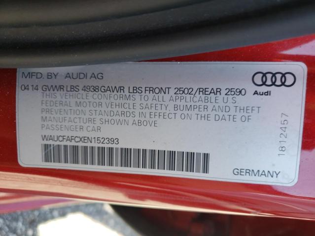 Foto 10 de la subasta – 2014 AUDI A6 PREMIUM con VIN WAUCFAFCXEN152393