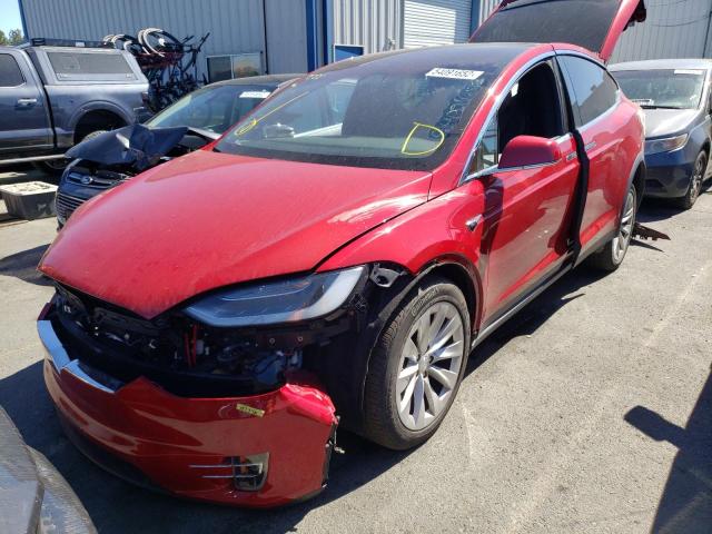 Photo 2 from auction – 2017 TESLA MODEL X with VIN 5YJXCBE29HF049772