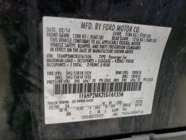 Photo 10 from auction – 2014 FORD TAURUS POL with VIN 1FAHP2MK2EG161556