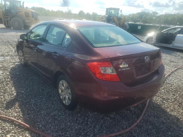 Photo 3 from auction – 2012 HONDA CIVIC LX with VIN 19XFB2F56CE062310