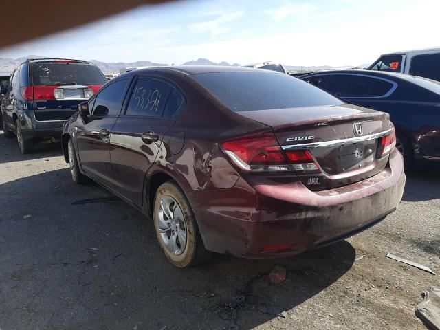 Photo 3 from auction – 2014 HONDA CIVIC LX with VIN 19XFB2F59EE053152