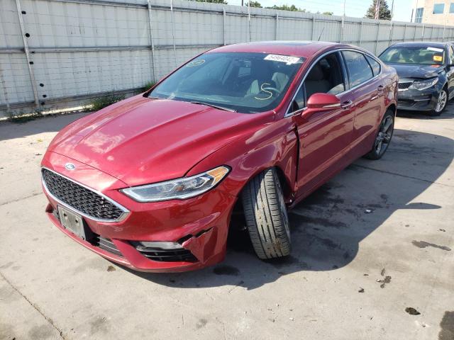 Photo 2 from auction – 2017 FORD FUSION SPO with VIN 3FA6P0VP7HR241907
