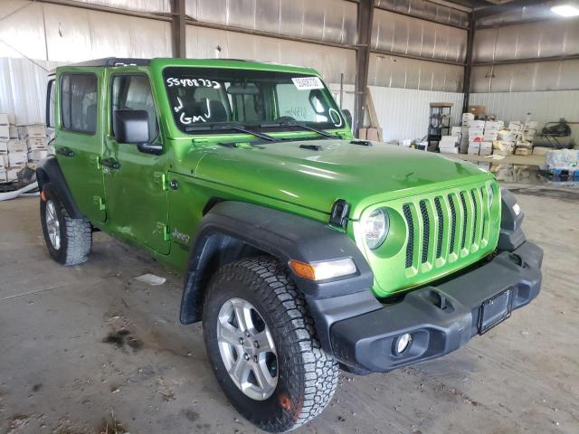 JEEP WRANGLER U 2018 with VIN 1C4HJXDN1JW332283 - Photo from auction