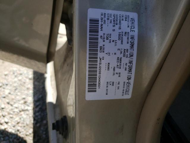 Photo 10 from auction – 2001 MAZDA PROTEGE DX with VIN JM1BJ222810440601