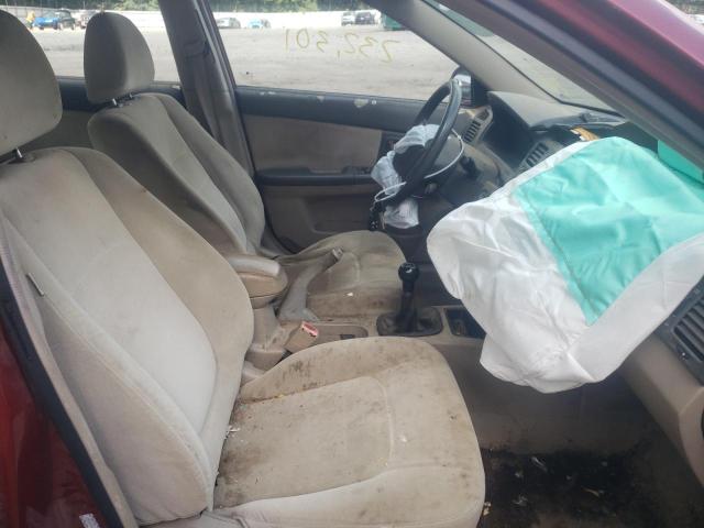 Photo 5 from auction – 2005 KIA SPECTRA LX with VIN KNAFE121X55156965