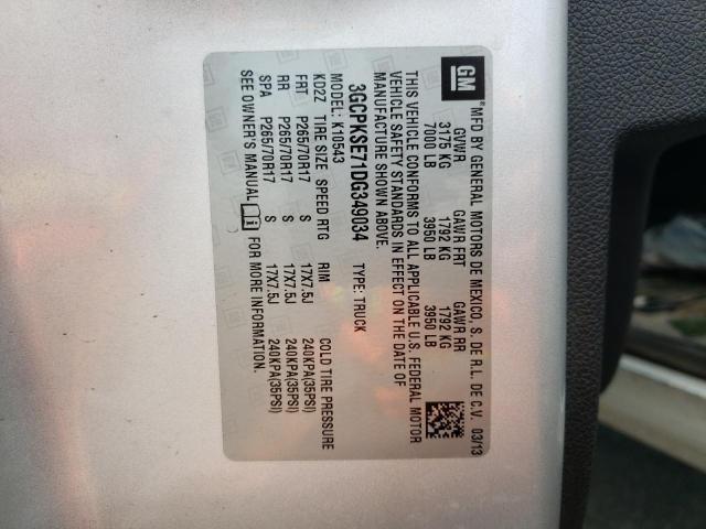 Photo 10 from auction – 2013 CHEVROLET SILVERADO with VIN 3GCPKSE71DG349034