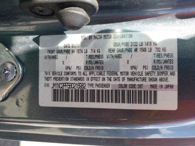 Photo 10 from auction – 2011 MAZDA MX-5 MIATA with VIN JM1NC2PF5B0216982