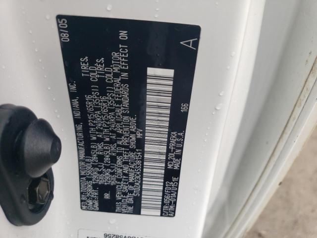 Photo 10 from auction – 2005 TOYOTA SIENNA CE with VIN 5TDZA23C45S381541