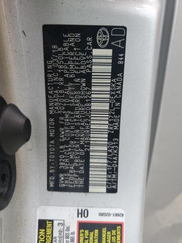 Photo 10 from auction – 2018 TOYOTA COROLLA L with VIN 2T1BURHE2JC081267