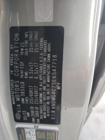 Photo 10 from auction – 2014 KIA SEDONA LX with VIN KNDMG4C75E6547718