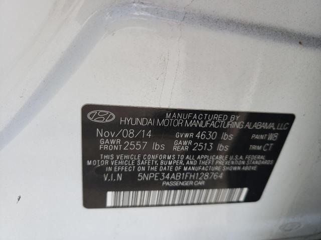 Photo 10 from auction – 2015 HYUNDAI SONATA SPO with VIN 5NPE34AB1FH128764