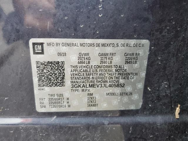Photo 10 from auction – 2018 GMC TERRAIN SL with VIN 3GKALMEV3JL405852