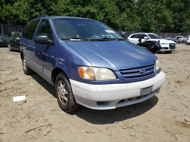 TOYOTA SIENNA CE 2003 with VIN 4T3ZF19C03U516044 - Photo from auction