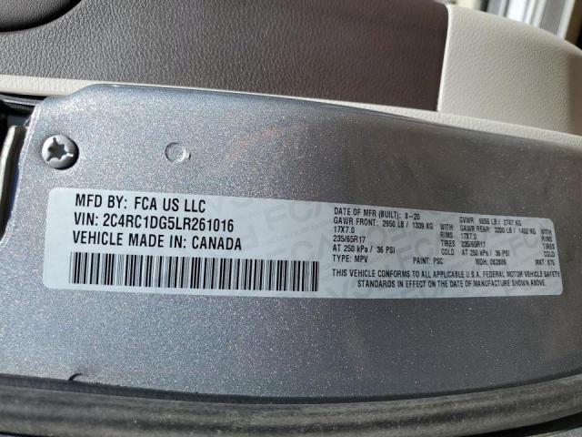 Photo 10 from auction – 2020 CHRYSLER VOYAGER LX with VIN 2C4RC1DG5LR261016