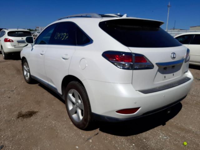 Photo 3 from auction – 2013 LEXUS RX 350 BAS with VIN 2T2BK1BA6DC187976