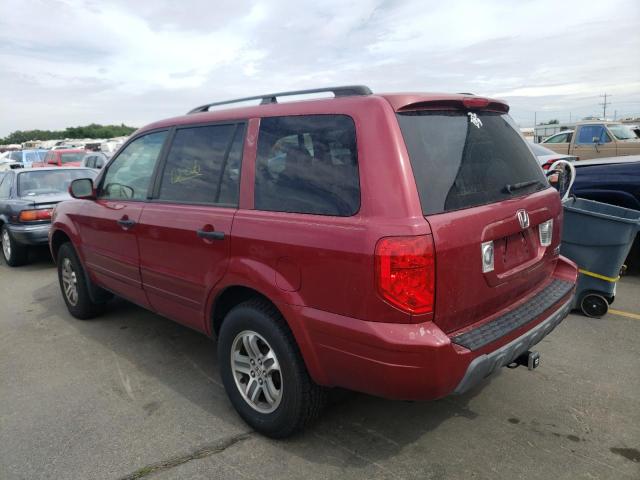 Photo 3 from auction – 2004 HONDA PILOT EXL with VIN 2HKYF18534H534433