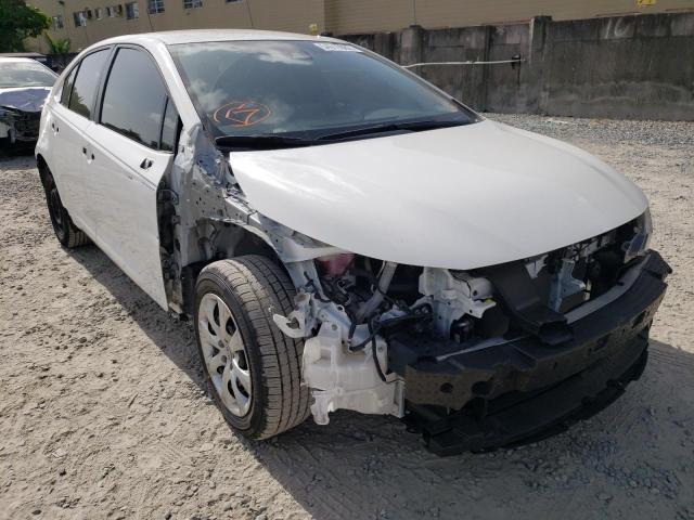 TOYOTA COROLLA LE 2021 with VIN JTDEPMAE4MJ173877 - Photo from auction