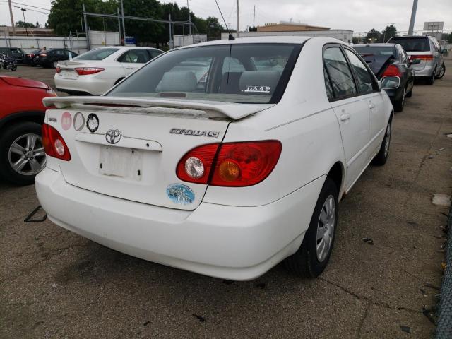 Photo 4 from auction – 2003 TOYOTA COROLLA CE with VIN JTDBR32E430043205
