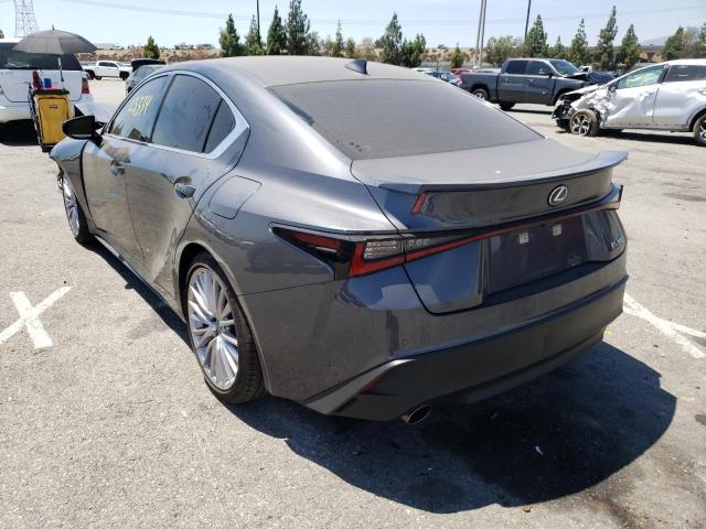 Photo 3 from auction – 2022 LEXUS IS 300 with VIN JTHDA1D23N5117953