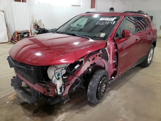 Photo 2 from auction – 2019 CHEVROLET BLAZER 2LT with VIN 3GNKBCRS4KS620491