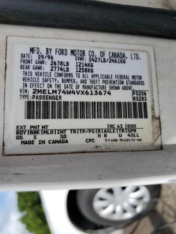 Photo 10 from auction – 1997 MERCURY GRAND MARQ with VIN 2MELM74W4VX613674