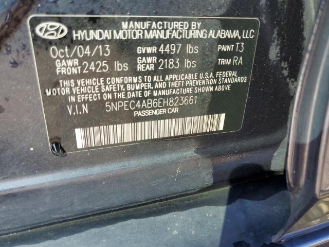 Photo 10 from auction – 2014 HYUNDAI SONATA SE with VIN 5NPEC4AB6EH823661