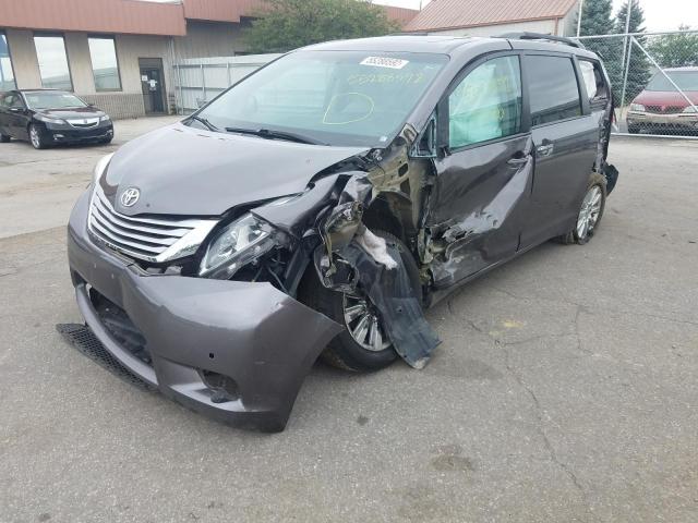 Photo 2 from auction – 2017 TOYOTA SIENNA XLE with VIN 5TDYZ3DC6HS848519
