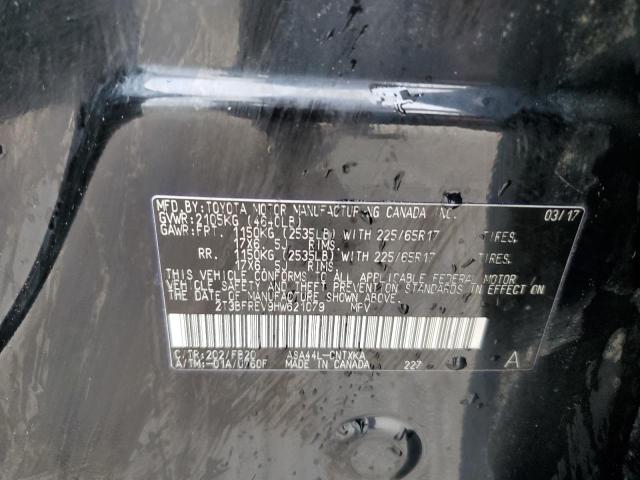 Photo 10 from auction – 2017 TOYOTA RAV4 LE with VIN 2T3BFREV9HW621079